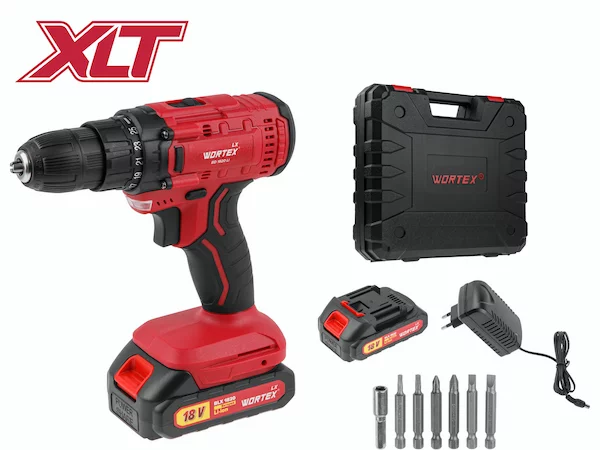 Аккумуляторный дрель-шуруповерт WORTEX LX BD 1820 Li ALL1 0329076