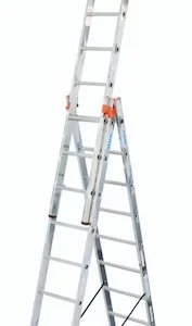 Трехсекционная универсальная лестница Krause TRIBILO 3х10 129680