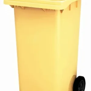 Передвижной мусорный контейнер с крышкой 100 л. Intellpack LBL-100