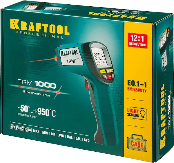 Инфракрасный пирометр KRAFTOOL TRM-1000 45703-950 — изображение 2