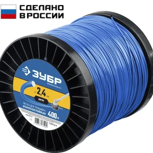 Леска для триммера ЗУБР КРУГ 71015-2.4