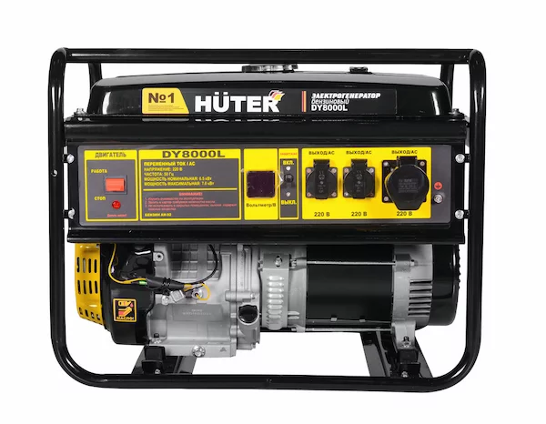 Бензиновый генератор HUTER DY8000L 64/1/33 — изображение 3