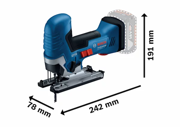 Аккумуляторная лобзиковая пила Bosch GST 185-LI 06015B2022 — изображение 3