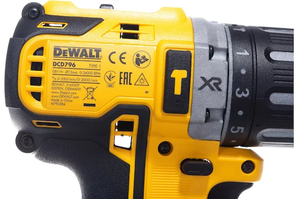 Ударная дрель-шуруповерт DeWalt DCD796NT-XJ — изображение 10