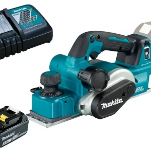 Аккумуляторный рубанок Makita DKP181ZU SET с набором