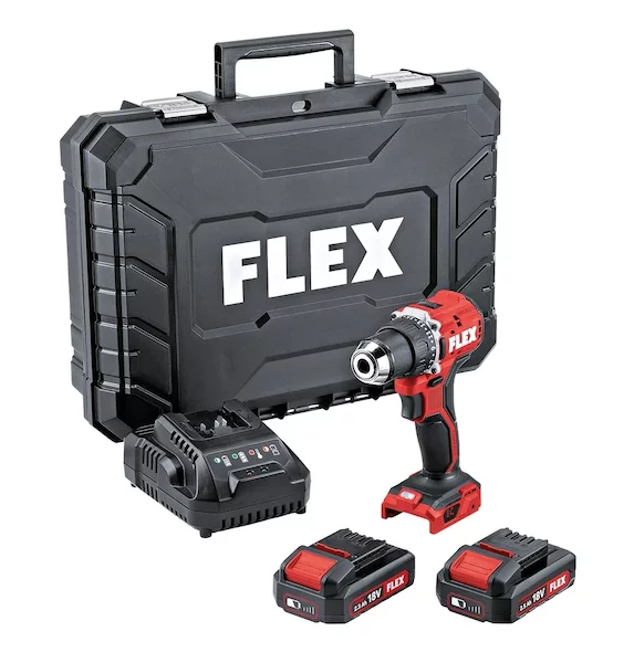 Дрель-шуруповерт аккумуляторный FLEX DD 2G 18.0-EC LD/2.5 Set 519049 — изображение 7