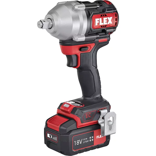 Гайковерт ударный аккумуляторный FLEX IW 1/2" 750 18.0-EC/5.0 Set 530233 — изображение 5