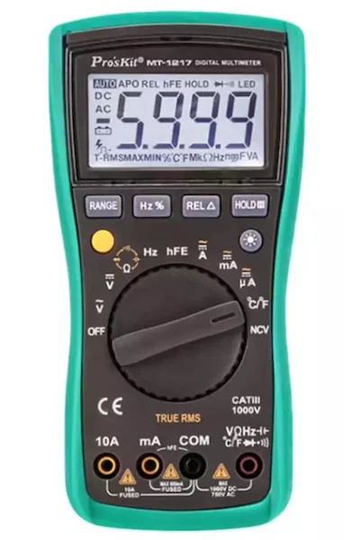 Мультиметр цифровой True-RMS ProsKit MT-1217 — изображение 2