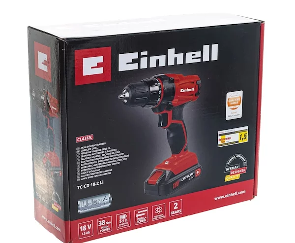 Аккумуляторный шуруповерт Einhell TC-CD 18-2 Li 1x1,5Ah 4513846 — изображение 7