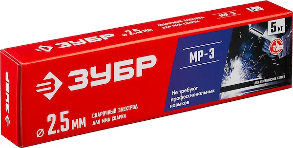 Электрод сварочный ЗУБР 40015-2.5 — изображение 2